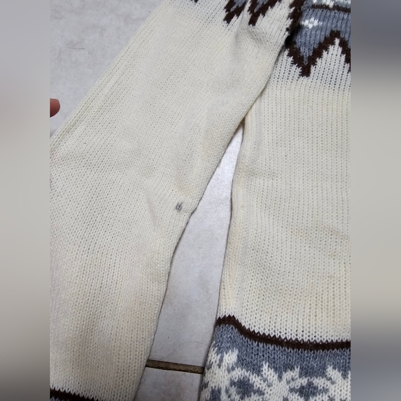 Vintage hooded turtleneck tomboy sweater medium - Picture 3 of 7